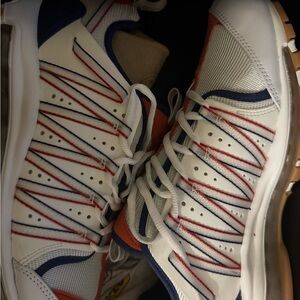 Nike White, Blue, and Red Athletic Shoes